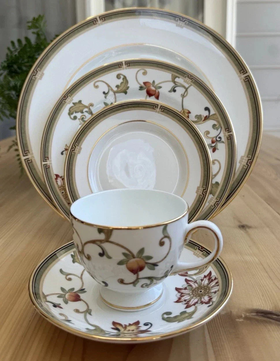 Wedgwood China OBERON Five Piece Place Setting - Discontinued!